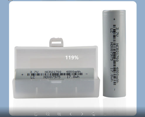 batteria di torcia elettrica ricaricabile di 21*70mm 21700 3,7 V Li Ion Battery 4800mah