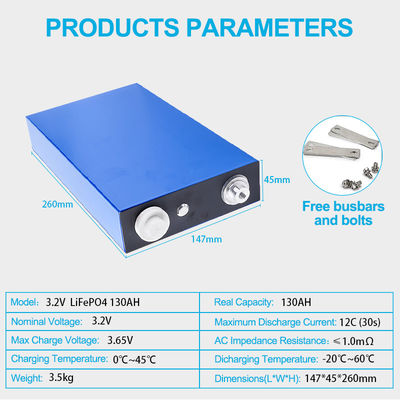 Litio prismatico Ion Batteries della batteria di MSDS 3000times 3,2 V 280ah Lifepo4