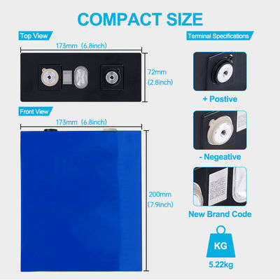 sistema solare su ordinazione di Ion Battery Packs For Power del litio di 3.2Volt 280ah 1C