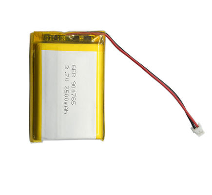 904765 batteria ricaricabile di lipo del Li-polimero 3.7v 3500mAh con il connettore