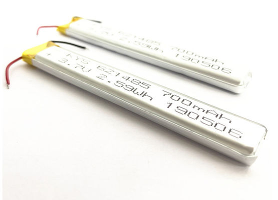 621485 601585 651485 la batteria del polimero dello Litio-ione 3.7v (3.8v) 700mah per la striscia ha condotto le luci