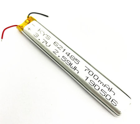 621485 601585 651485 la batteria del polimero dello Litio-ione 3.7v (3.8v) 700mah per la striscia ha condotto le luci