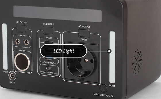 Generatore portatile all'aperto di 110v 300wh 300w/piccola centrale elettrica portatile