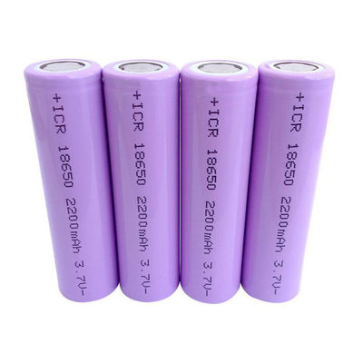 batteria al litio ricaricabile 1C di 1800mAh 2200mah 2400mah 2600mah 3,7 V 18650