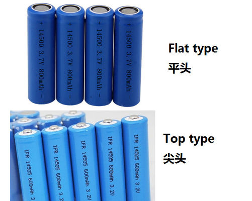 14500 3.2V600mah batteria del litio LiFePO4