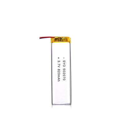 Ciclo profondo 602749 820mAh un litio Ion Polymer Battery da 3,7 volt