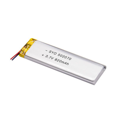 Ciclo profondo 602749 820mAh un litio Ion Polymer Battery da 3,7 volt