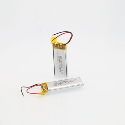 Tasso di scarico della batteria ricaricabile di approvazione 602040P 3,7 V 400mah di RoHS alto