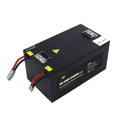 Litio nero Ion Motorcycle Battery With Bms di Lifepo4 72V40Ah