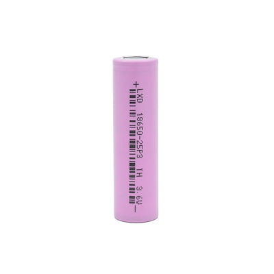 litio massimo Ion Battery Lithium Cylindrical Cells di 3C 3.6v 2500mah 18650