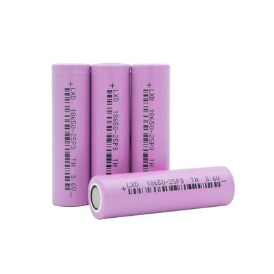 litio massimo Ion Battery Lithium Cylindrical Cells di 3C 3.6v 2500mah 18650