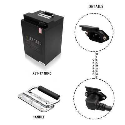 Il litio su misura Ion Motorcycle Battery di 60v 40ah 2500 volte cicla la vita