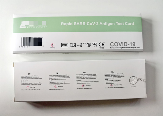 Carta rapida della prova dell'antigene SARS-CoV-2 (auto-test), corredi rapidi della prova, di facile impiego